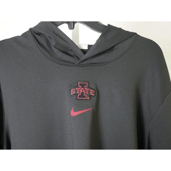 Nike Iowa State Cyclones Men's Long Sleeve Hooded Tee Black Performance Hoodie M - Picture 7 of 14